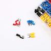 Davitu 280Pcs/Set SV Furcate Fork Spade Wire Crimp pressed terminals Cable Wire Connector SV Black Red Blue Yellow 22-10 AWG view 4