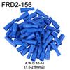 Davitu FRD2-156 1000PCS Bullet Shaped female Insulating Joint Wire Connector Electrical Crimp Terminal AWG16-14 - (Color: Blue, Pins: FRD2-156) view 2
