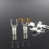Davitu 1/4 Gauge SNB S 2-6 Non-insulated Fork Spade Wire Connectors for 1.5-2.5 MM2 Wires view 1