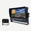 1080P RV Backup Camera Wired System,9 inch AHD 2-Split DVR Monitor Waterproof 8LED IR Night Vision Reverse Rear View Mirror Camera 12V-24V for Semi Bus Truck Trailer Camper view 1