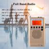Portable Aircraft Band Radio Receiver Scanner, Full Band, Digital LCD Display, Retractable Antenna, 4 Search Modes, Gold view 2