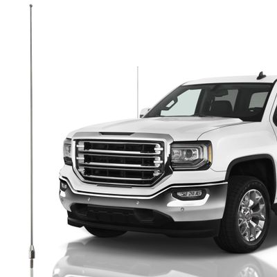 21 Inch Antenna Mast Stainless for GM Cars and Trucks New