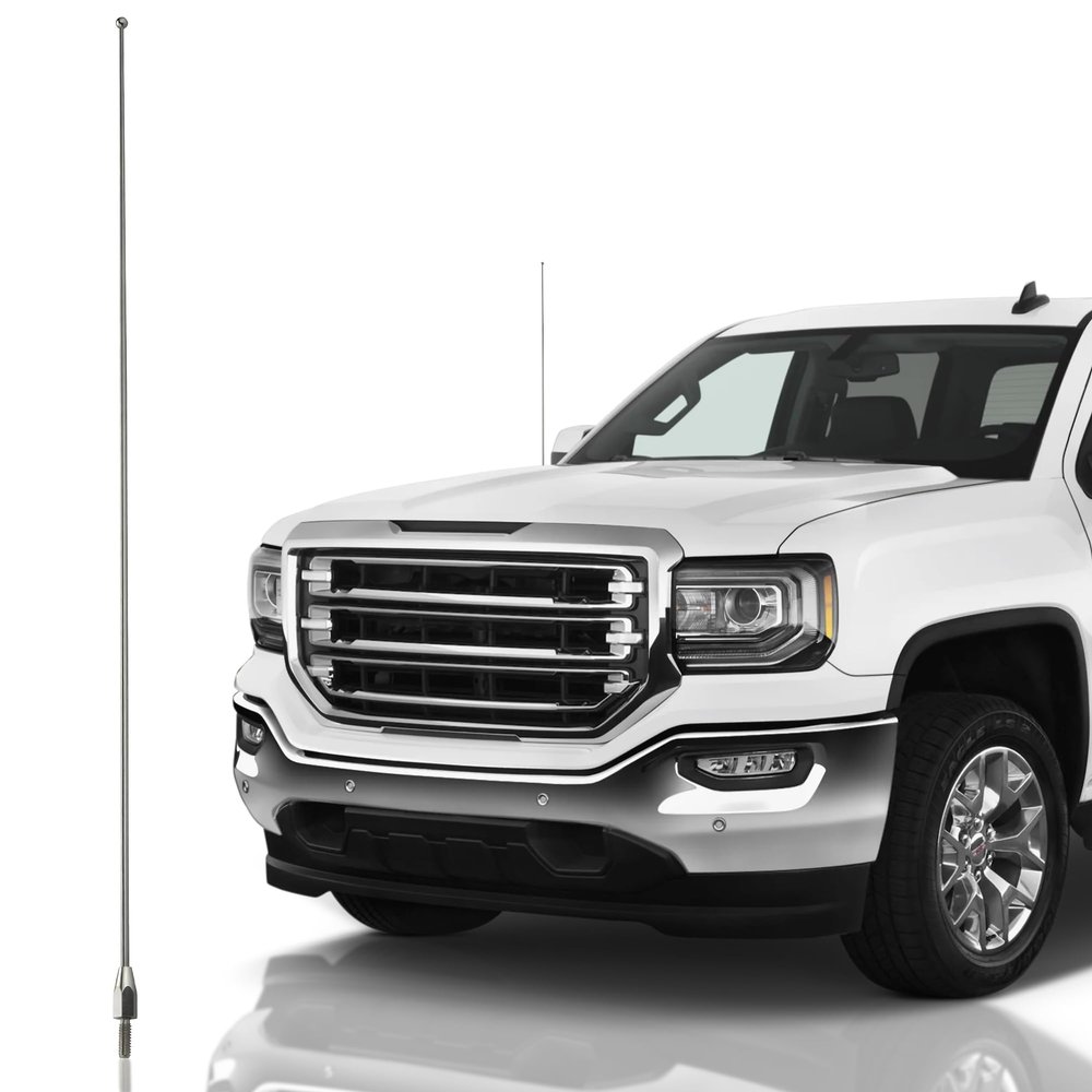 21 Inch Antenna Mast Stainless for GM Cars and Trucks New