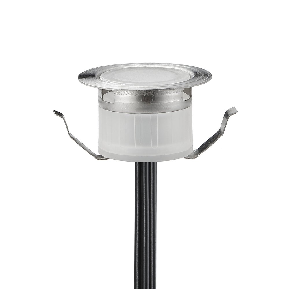 FVTLED LED Deck Light, 1.22 Low Voltage LED Deck Lighting RGB & Warm White Recessed Light RGBW Lamp