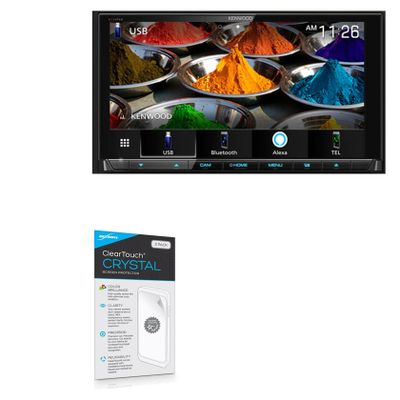 BoxWave Screen Protector Compatible with Kenwood Excelon DDX9906XR - ClearTouch Crystal (2-Pack), HD Film Skin - Shields from Scratches