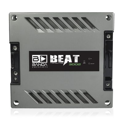 1-Channel Vehicle Audio Amplifier - 3000 Watts High-Powered Mono Bass Amplifier w/Subsonic Filter and Low Pass Filter Stable at 2 ohms, LED Indicators, Sound Specialization - Banda BEAT3002
