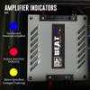 1-Channel Vehicle Audio Amplifier - 3000 Watts High-Powered Mono Bass Amplifier w/Subsonic Filter and Low Pass Filter Stable at 2 ohms, LED Indicators, Sound Specialization - Banda BEAT3002 view 3