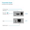Expert Connect ET4K100M 4K@30Hz HDMI 1.4 Extender Over Cat5e/Cat6/Cat7 330 ft (100 m), HDCP 1.4, with Loop-Out, IR Pass-Through & Surge Protection view 4