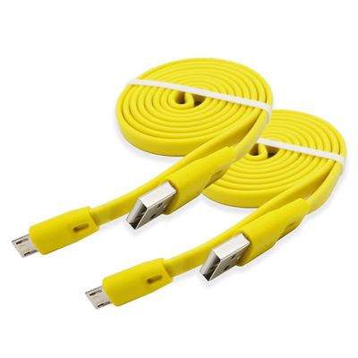 Air Flying wing 3.3ft USB Male-to-Male Charging Cable for Logitech UE Boom Series, Megaboom, Miniboom, Roll Wireless Speaker and Headphones - 2 Pack
