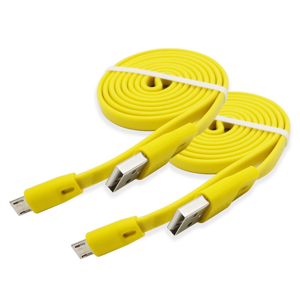 Air Flying wing 3.3ft USB Male-to-Male Charging Cable for Logitech UE Boom Series, Megaboom, Miniboom, Roll Wireless Speaker and Headphones - 2 Pack