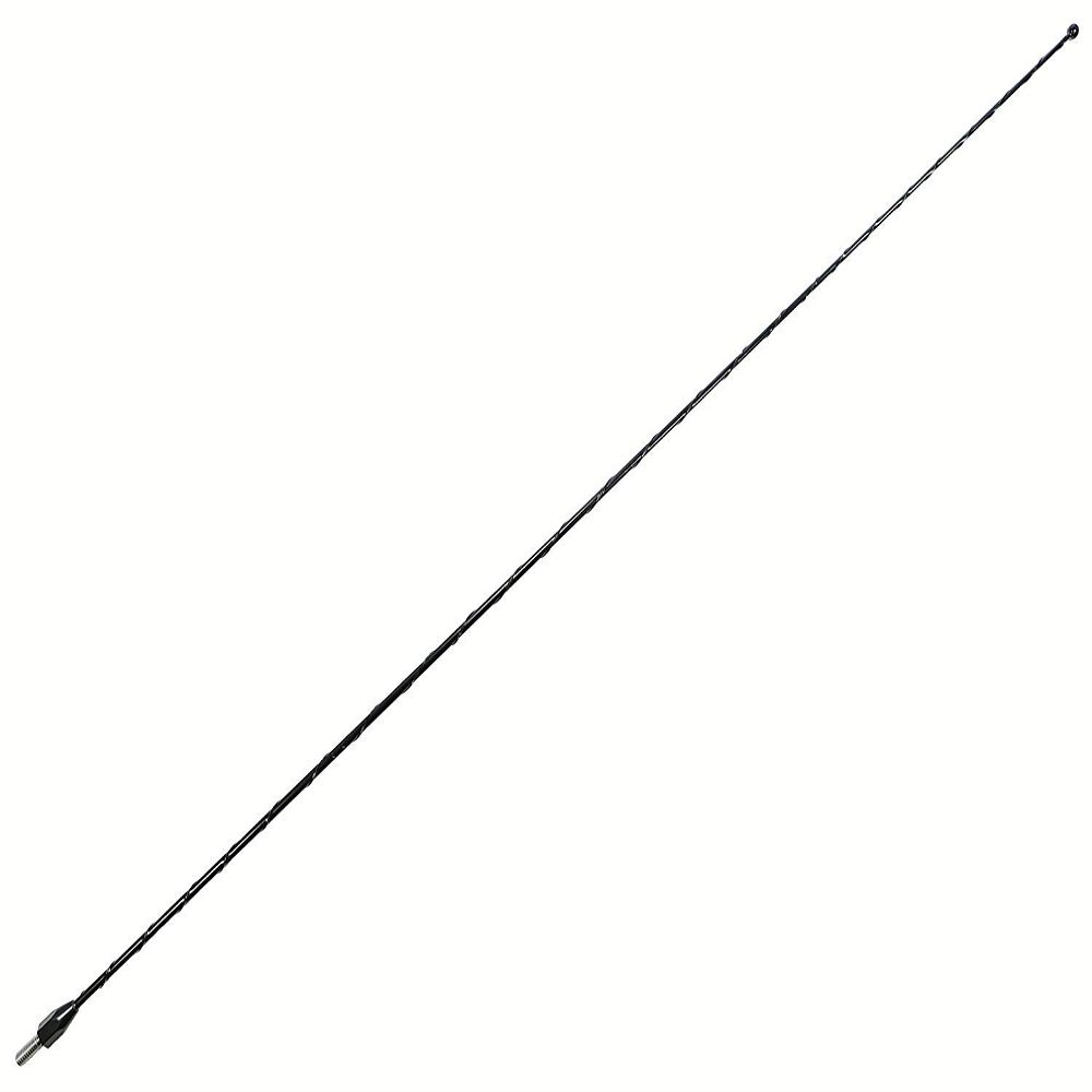 AntennaMastsRus - OEM Size 31 Inch Black Antenna is Compatible with Nissan Titan (2019-2022) - Spiral Wind Noise Cancellation - Spring Steel Construction - Stainless Steel Threading