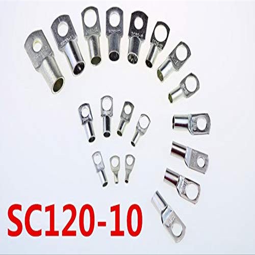 Davitu 1pcs SC(JGK)120-10 tinned copper cable lugs crimp type Electric power fittings equipment contact B type