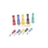 Davitu Female and Male Insulated Electric Connector Crimp Bullet terminal for 22-16 16-14 AWG, Audio Wiring each 25Pairs total 100PCS - (Color: Blue) view 1