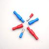 Davitu Female and Male Insulated Electric Connector Crimp Bullet terminal for 22-16 16-14 AWG, Audio Wiring each 25Pairs total 100PCS - (Color: Blue) view 2