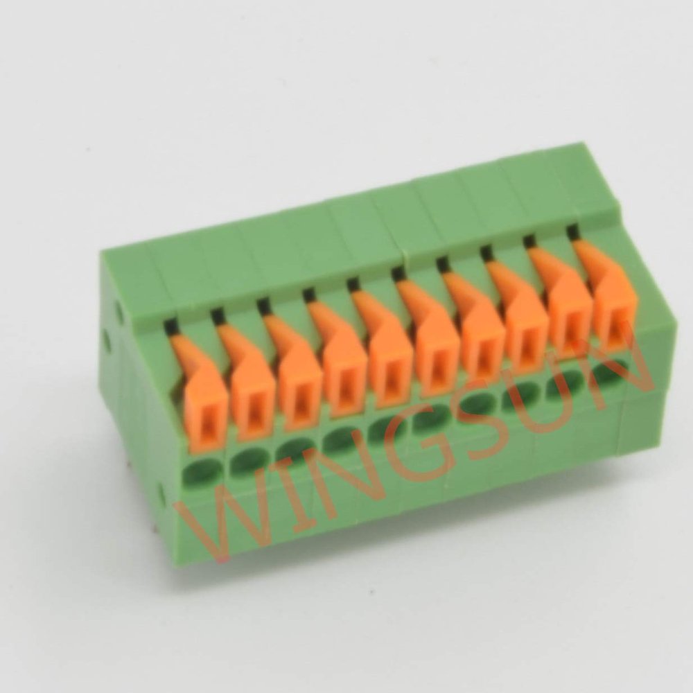 Davitu KF141R-2.54-10P,pitch 2.54mm PCB Spring terminal RoHs