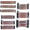 Davitu 40Pcs Cables M-F/M-M/F-F Jumper Breadboard Wire Colorful GPIO Ribbon for DIY Kit Cable Wire - (Color: 20cm - B) view 3