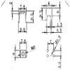 Davitu PCB Welding Terminal M3 Circuit Board Soldering Lug Terminal U Shape Connector Foot Distance 4.57mm s - (Color: terminal screw nose) view 2