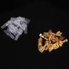 Davitu 100pcs 4.8mm Gold Brass Car Speaker Electric Wire Connectors Set 22~16AWG Female Crimp Terminal Connector 1552mm view 2