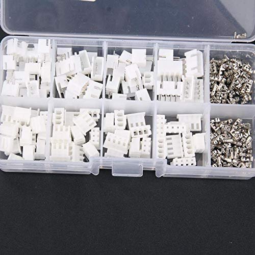 Davitu 50pcs Kit in box 2.54mm Step Terminal Wire Connectors Adapter XH2P Kits Z1