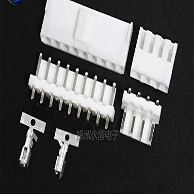 Davitu 50SET/LOT VH3.96 Connector 3.96mm Right Angle 90 Degree Header + Housing/Wafer + Terminal - (Pins: 6P)