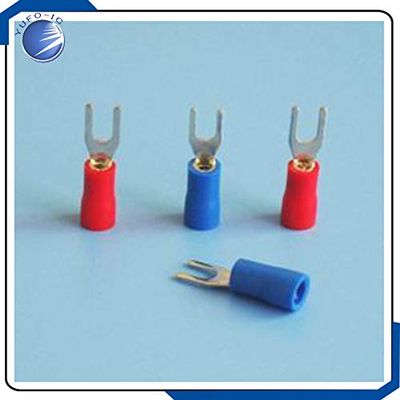 Davitu 100PCS/LOT Blue 100 SV2-4 terminal 1.5 square Y type 1-3U type cable wire terminal.
