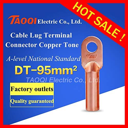 Davitu 1piece DT-95mm2 Cable Lug Terminal Connector Copper Tone A-level standard wholesale price
