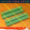 Davitu Pluggable PCB Terminal block 7.62MM 7.62 open closed KF 2EDG-7.62 2EDG 7.62mm 7P 8P 9P 10P 11P 12P STRAIGHT CURVED - (Color: curved needle open, Pins: 10PIN) view 1