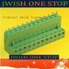 Davitu Pluggable PCB Terminal block 7.62MM 7.62 open closed KF 2EDG-7.62 2EDG 7.62mm 7P 8P 9P 10P 11P 12P STRAIGHT CURVED - (Color: curved needle open, Pins: 10PIN) view 2