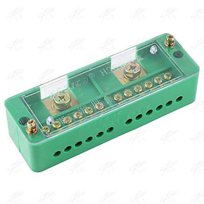 Davitu Single Phase 2-IN 12-OUT Wire Terminal Box Household Distribution Box Terminal Row 220V Junction box FJ6