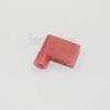 Davitu 500 PCS Crimp Terminals FLDNY1.25-250 RED 22-16 AWG NYLON FEMALE FLAG TERMINAL RIGHT ANGLE ELECTRICAL CONNECTOR view 2