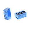 Davitu 100PCS Blue 5.08-301-3P spacing 5.0mm 3 pin connector terminal connector view 3