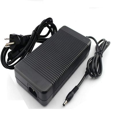 12V 20A 240W AC/DC Power Adapter with 5.5x2.5mm DC Plug Adapter, Black,