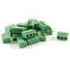 Davitu HHTL-20 Pcs 3 Pin 5mm Pitch PCB Mount Screw Terminal Block AC 250V 8A - (Color: Green) view 1