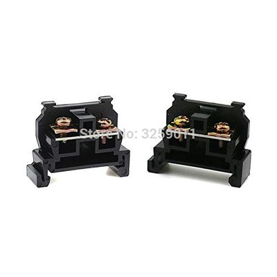 Davitu 100PCS Suyep TBR-30A 30A 600V Wire Screws Terminal Block for Cable Connector Black 2.5-4 mm