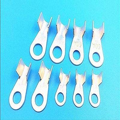 Davitu OT 5A 10A 20A 30A 40A 50A 60A 80A 100A Wiring nose Line ear Copper ear terminal - (Color: 10A)