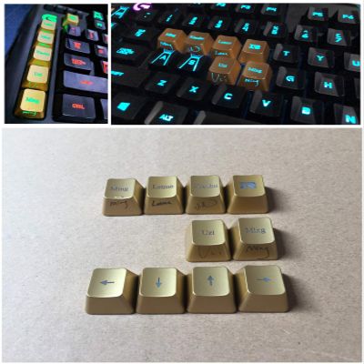 10 Keys Backlit Keycap Key Cap for Logitech G910 G810 G413 Gpro G512 G513 Keyboard Romer-G Key Switch