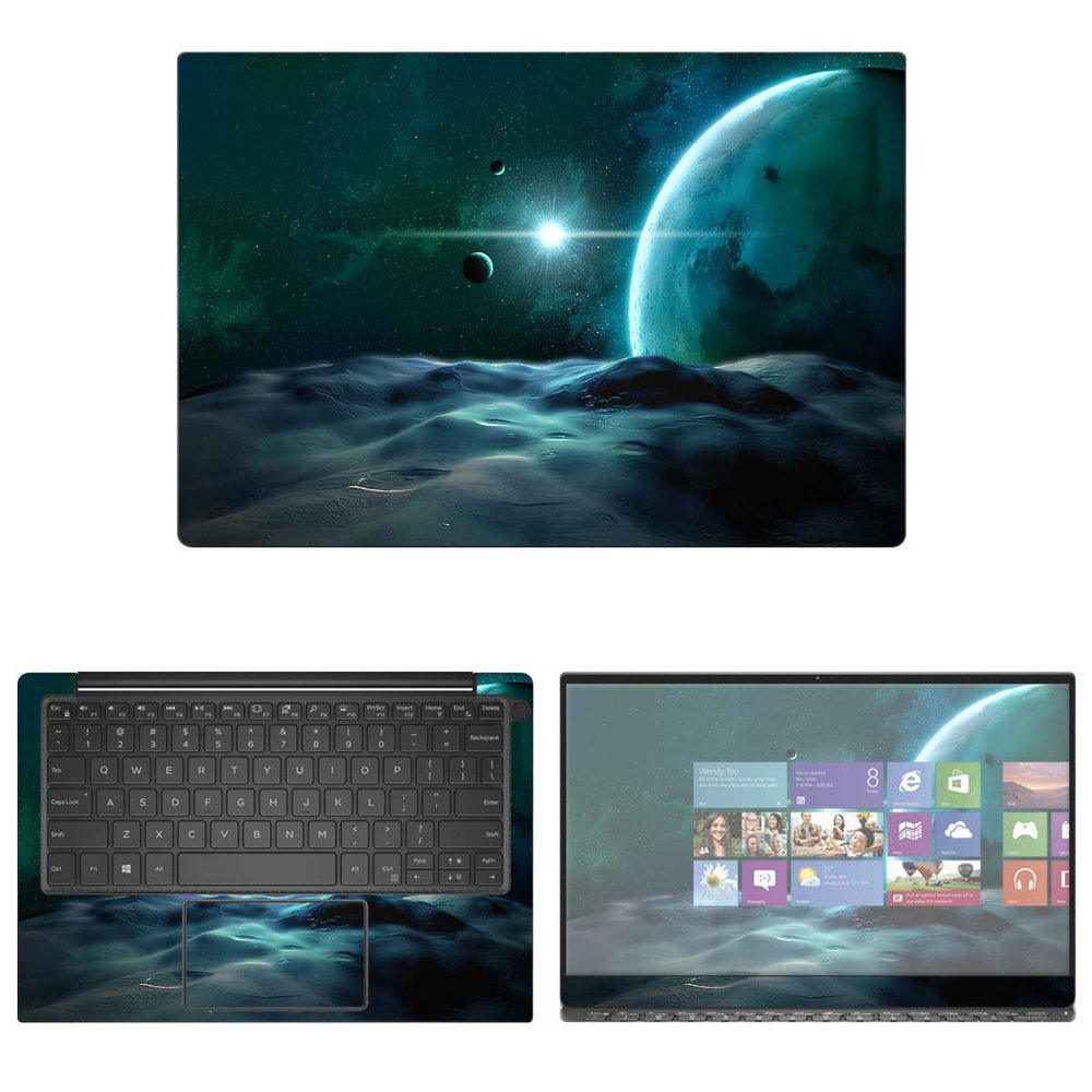 Decalrus - Protective Decal Space Skin Sticker for Dell XPS 9380 (13.3" Screen) case Cover wrap DExps13_9380-152