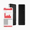 Pearl People Counter: Fully Wireless 2.4ghz Wi-Fi Visitor Counter/Patron Counter/Door Counter/Retail Customer Traffic Counter - in & Out Detection - Standard AA Batteries - iOS & Android App (Black) view 1