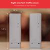 Pearl People Counter: Fully Wireless 2.4ghz Wi-Fi Visitor Counter/Patron Counter/Door Counter/Retail Customer Traffic Counter - in & Out Detection - Standard AA Batteries - iOS & Android App (Black) view 4