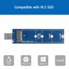GODSHARK M.2 to USB 3.0 Adapter, USB to 2230 2242 2260 2280 M2 SSD Drive Adapter,B Key NGFF Converter SSD Reader Card view 4