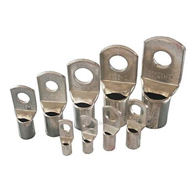 Davitu 20PCS SC M8 M12 6mm2 10mm2 16mm2 25mm2 35mm2 50mm2 Bolt Hole Tinned Copper Cable lugs Battery Terminals - (Pins: SC50-8)