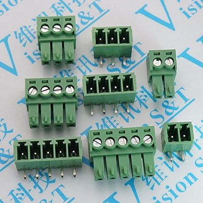 Onvas 10Set/LOT 3.81 15EDG pluggable terminal 3.81MM looper straight needle - (Color: Bending PIN, Pins: 9P)