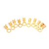 Davitu 100Pcs/lot Car Speaker 5.2mm Brass Female Spade Terminal Wire Connector Hot view 2