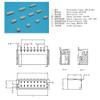 Davitu 40pcs SH Horizontal SMD Connector/pitch 1.0mm/ SH / 1.0mm spacing/vertical patch socket / 2P/3P/4P/5P/6P/7P/8P - (Color: 4 PIN) view 3