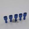 Davitu 1000PCS FDFD2-110 2.8mm fully Insulated Female Electrical Crimp Terminals Blue view 1