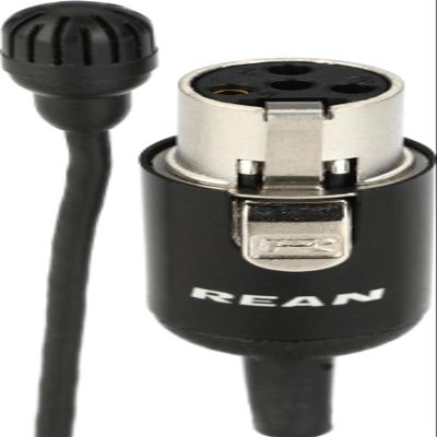 Shure TwinPlex TL46B O-MTQG Omnidirectional Lavalier Microphone with TA4F Connector - Black