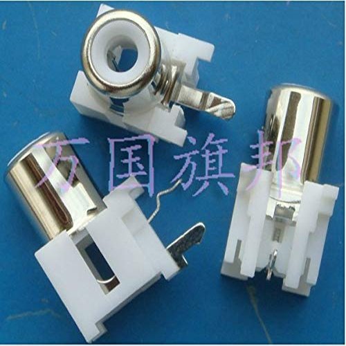 Davitu 1 bit RCA lotus audio socket white