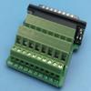 Davitu 10Pcs DB25 Male 25Pin D-Sub Connector Solderless Terminal Board Plastic Cover Screw view 2