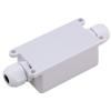 Davitu Plastic White Outdoor Waterproof IP65 2 Way Cable Wire Connector Junction Box with P02-D3 Terminal view 2