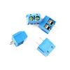 Davitu 100PCS Blue 5.08-301-2P spacing 5.0mm 2 pin connector terminal connector view 4